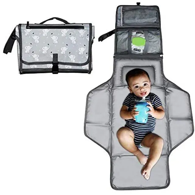 Luiertas met flessenzak