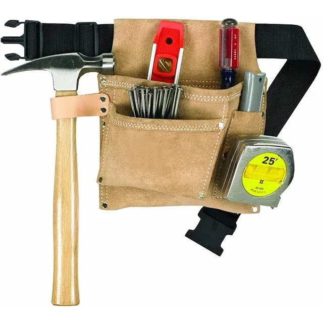 Leathercraft Suède gereedschapstas